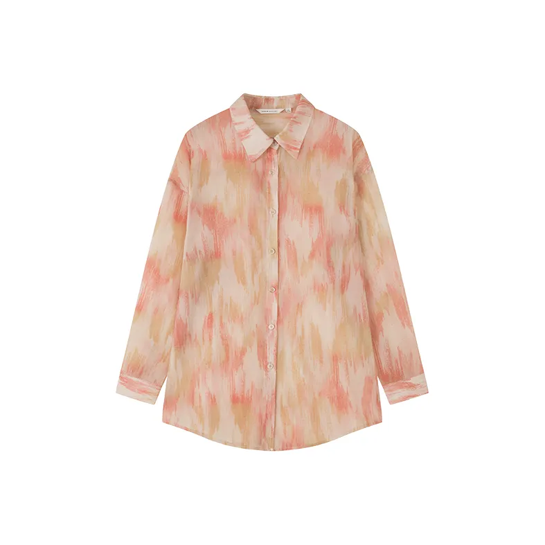 Mo Han Yi Mei Shirts Women's Pink-1