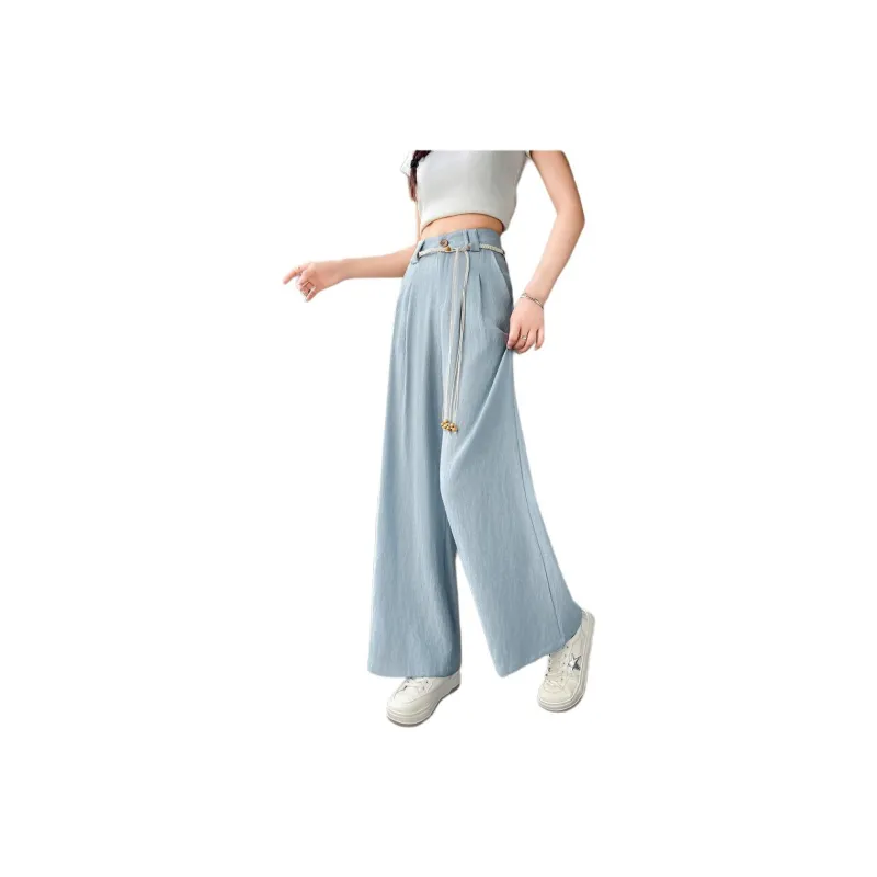 Flowers In Water Casual Pants Women's-3