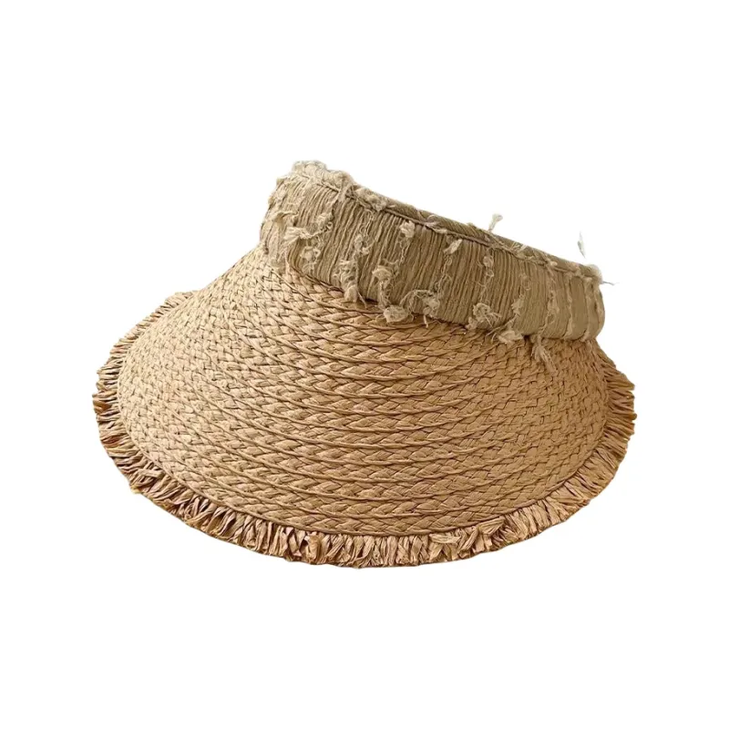 BOOLFEN Straw Woven Sun Protection Hats Women's-4