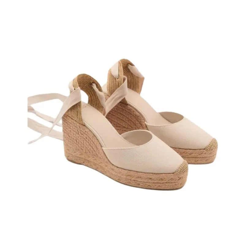 MANGO Wedge Heel High Heels 10cm Women's-7