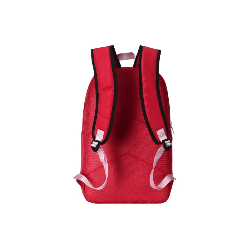 TURN UP Polyester Backpack Unisex Red-2