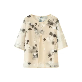 PIERRE CARDIN Chiffon Shirt Women's