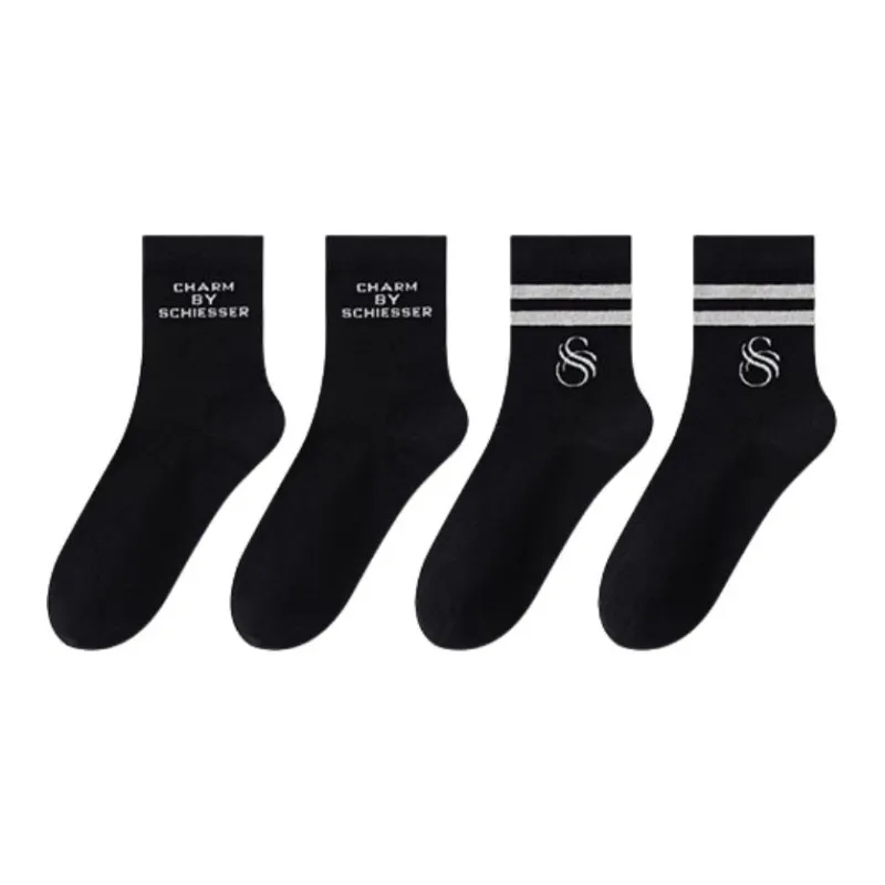 Shuya Mid Calf Socks Women's 4 Pack-9