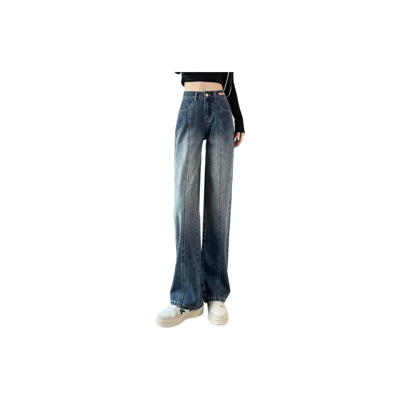 Tonlion Jeans Women's Black Gray Color-0
