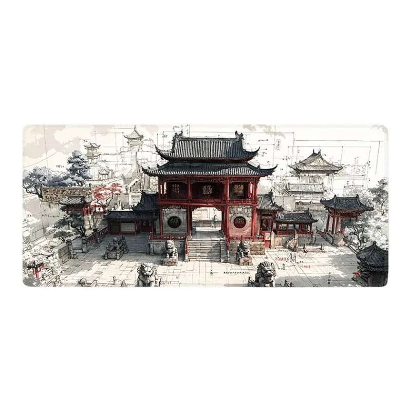 DANYIN Extra Large Premium Chinese Style Keyboard Pad For Men's Computer Desktop, Esports Gaming Mouse Pad Mouse Pads-2