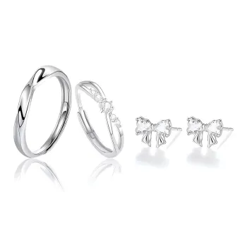 KiNGZiT Alloy Stud Earrings Unisex