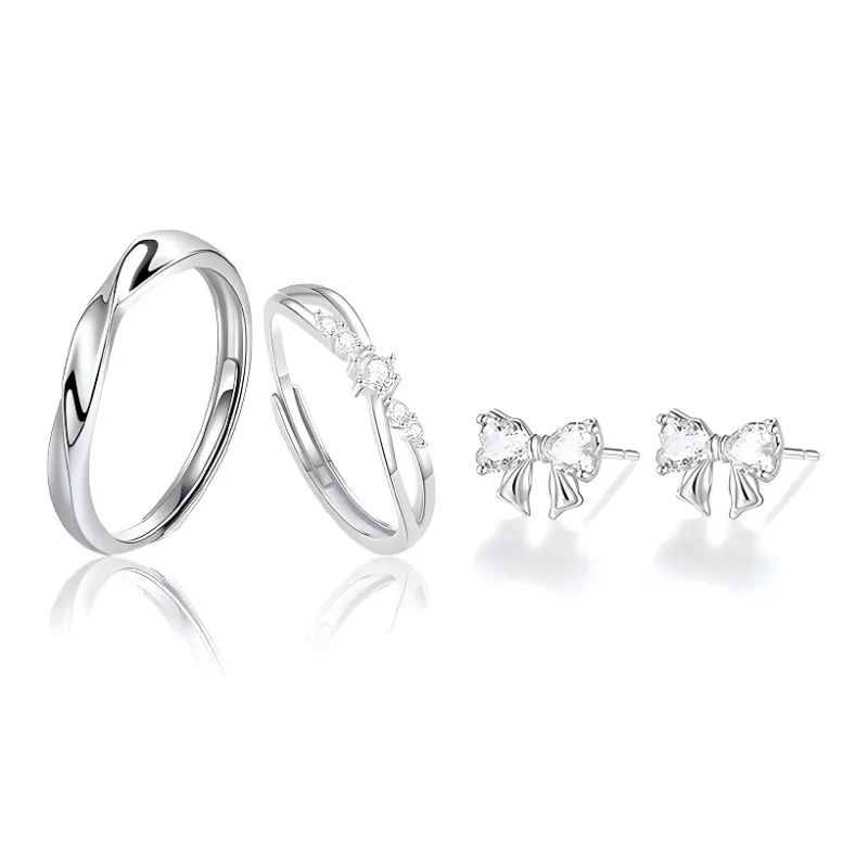 KiNGZiT Alloy Stud Earrings Unisex-0