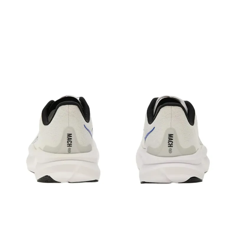 HOKA ONE ONE MACH 6 Anti Slip Wear Resistant Low Top Casual Running Shoes Men's White-4