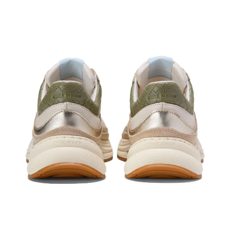 COLE HAAN Abrasion Resistant Low Top Chunky Sneakers Women's Beige-5