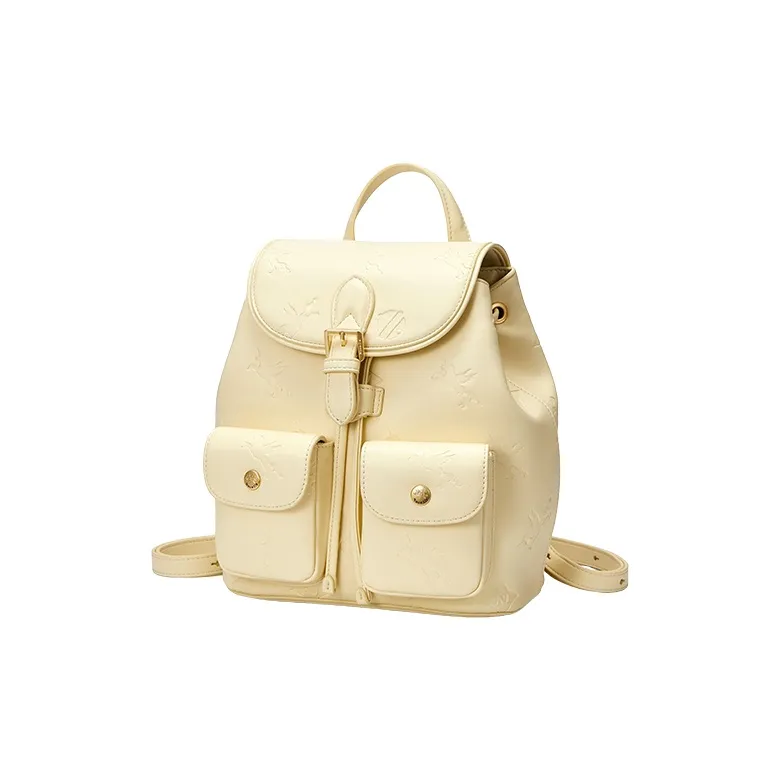 NUCELLE Artificial Leather Pegasus Collection Embossed Travel Bag Backpack Trumpets Women's Multicolor-8