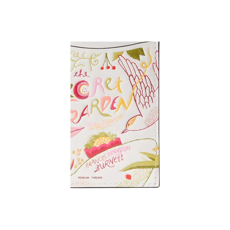 Kate Spade Storyteller Cow Leather Card Holder Women's White-3