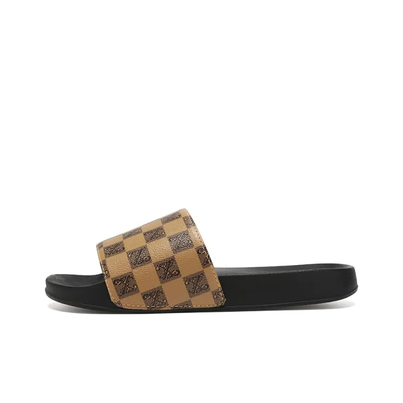 Eminu Rubber Sole Slip Resistant Slide Slippers Men's-25
