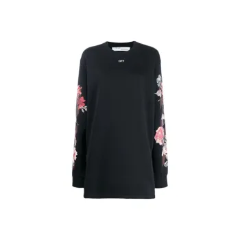 OFF WHITE FW20 Long Sleeved Dresses Women's Black