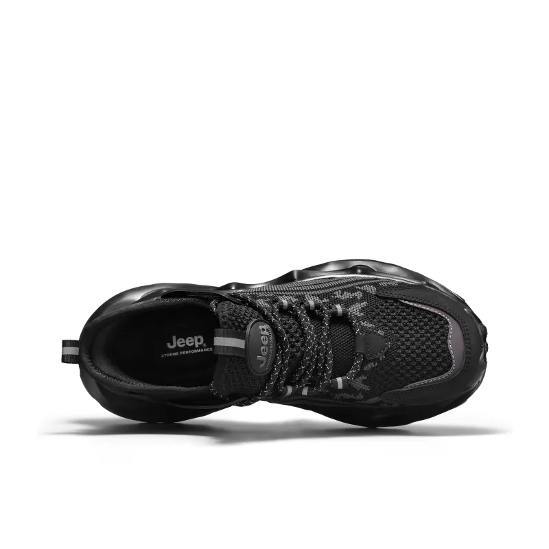 Jeep Cushioning Height Increasing Abrasion Resistant Slip Resistant Low Top Chunky Sneakers Men's-11