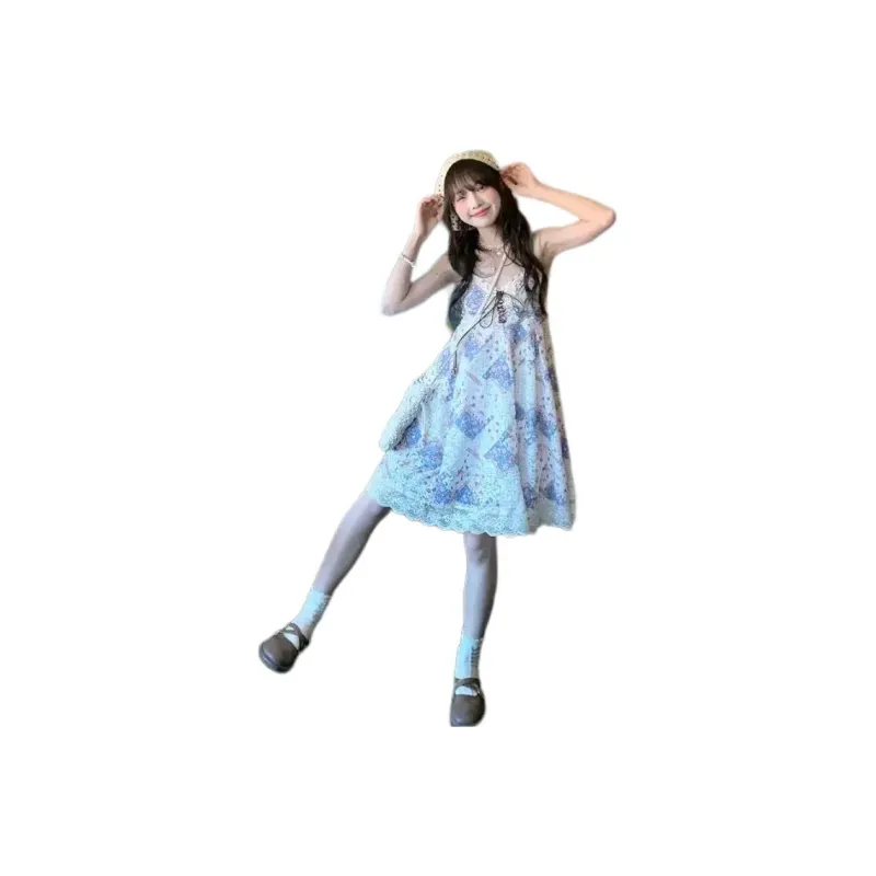 Mu Xiao Xin Slip Dresses Women's Purple-2