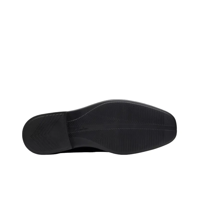 Clarks Bolton Free II Loafers Men's Black-5