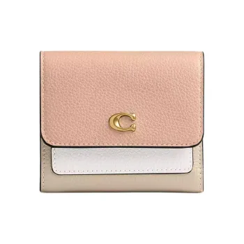 COACH Leather Wallet Trumpets Women's Multicolor
