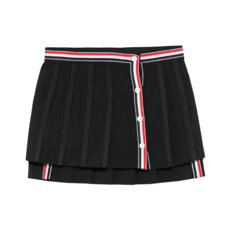 THOM BROWNE· FW25 Casual Short Skirts Women's Black-0