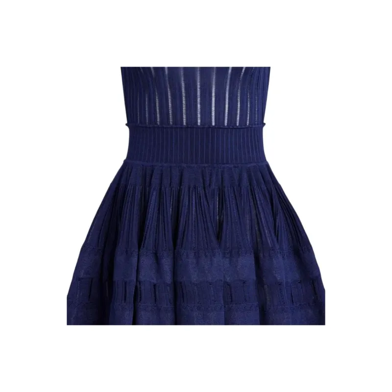 Alaia Shiny Crinoline Mini Dress-1