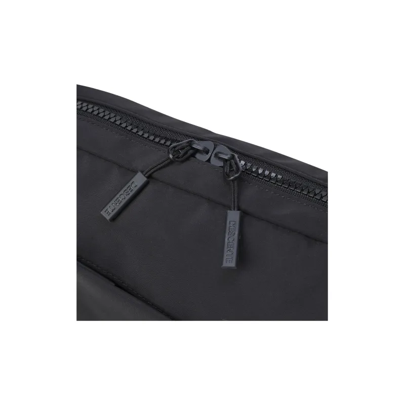 DESCENTE Polyester Crossbody Bag, Shoulder Bag Medium Size Unisex Black-8