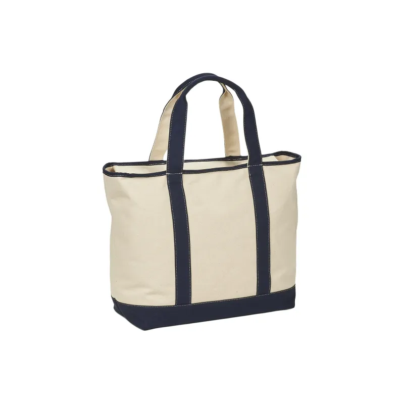 Tommy Hilfiger Composite Cloth Tote Bag, Shopping Bag, Handbag Tubas Women's Beige Blue-2