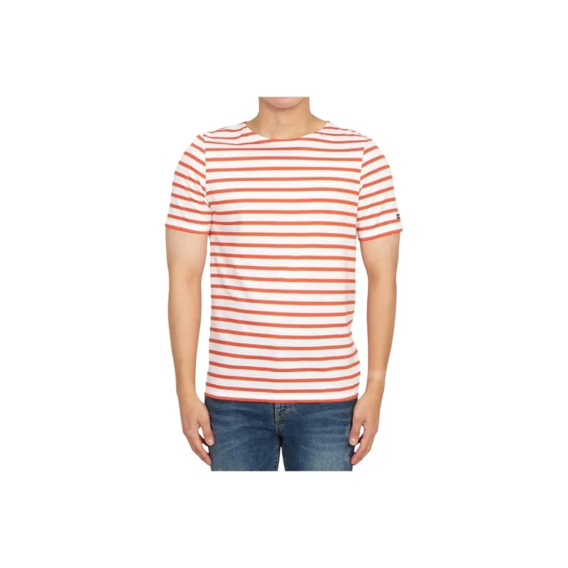 SAINT JAMES T Shirt Men's White Red-0