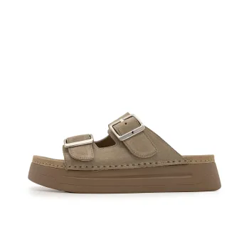 FED Slip Resistant Odor Resistant Abrasion Resistant Slide Slippers Women's Gray