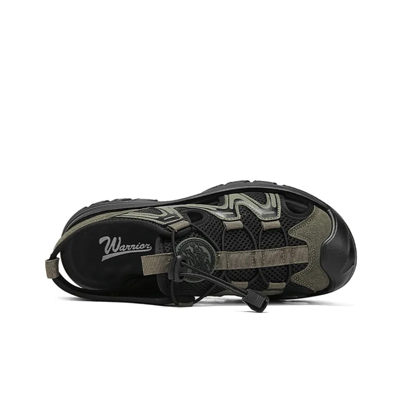 Warrior Running Shoes Men's Army Green/Black-3