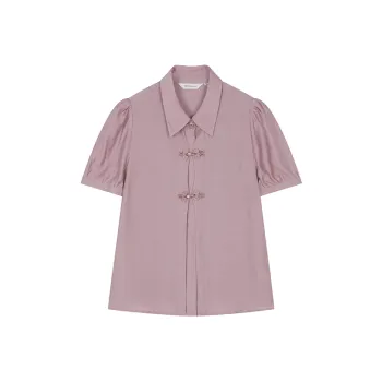 Mo Han Yi Mei Shirts Women's Pink