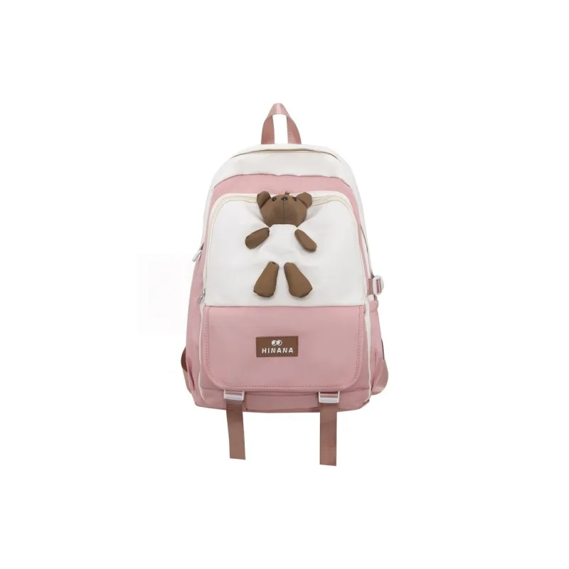 Vack Nylon Backpack Unisex Multicolor-18
