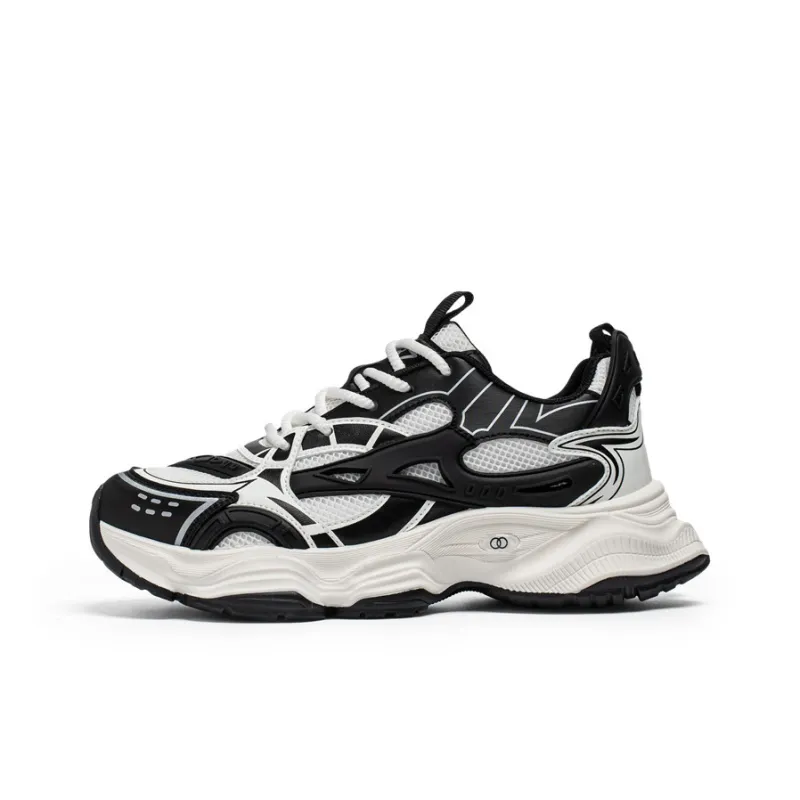 ROBINHOOD Slip Resistant, Abrasion Resistant, Breathable, Lightweight Low Top Chunky Sneakers Men's Box Included-5