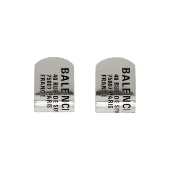 Balenciaga Earrings Men's Silver