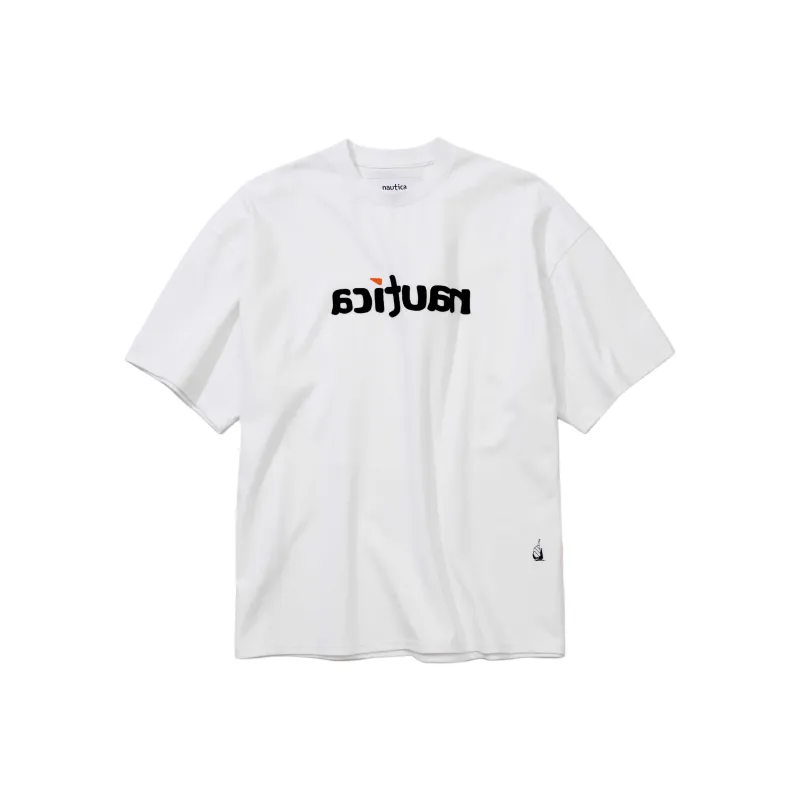 Nautica White Sail Nautica White Sail X Hirotsu Yumoto Co titled Series T Shirt Unisex-0