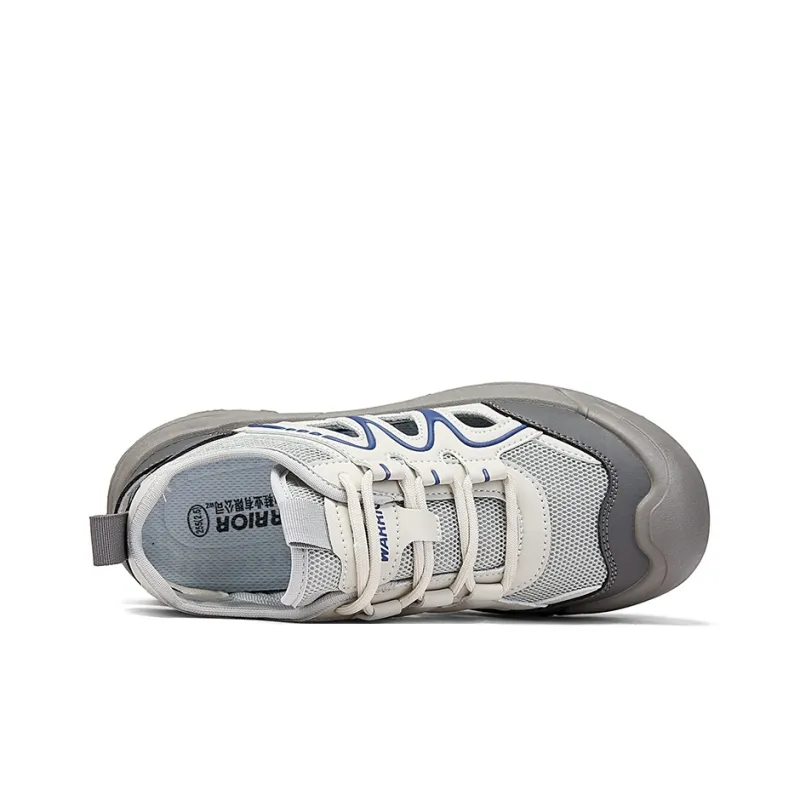 Warrior Anti Slip Wear Resistant River Trekking Shoes Men's Gray-3