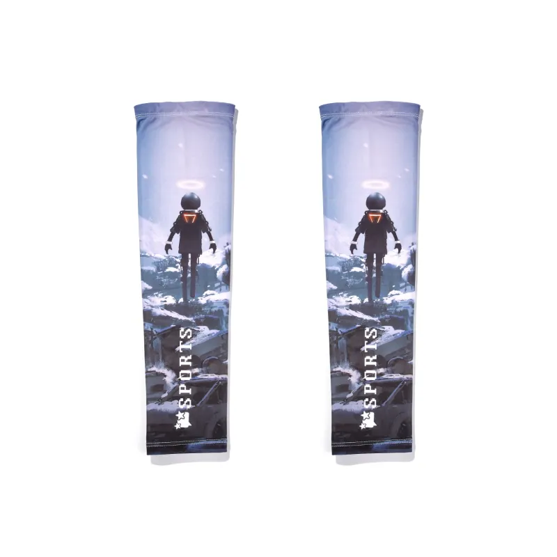 Anxious Polyamide Sun Protection Sleeves Unisex-0