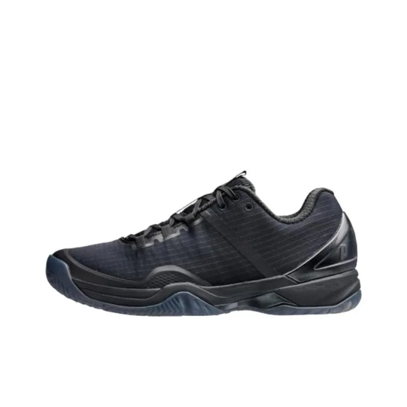 PRINCE Anti Slip Wear Resistant Low Top Tennis Shoes Unisex Black-0