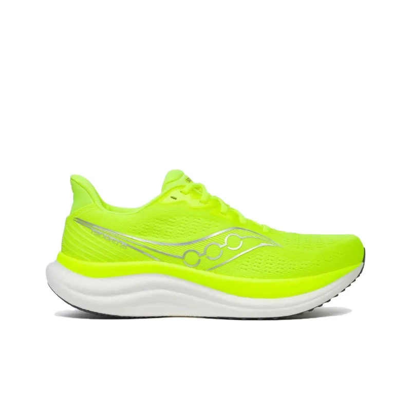 Saucony Anti Slip Wear Resistant Low Top Running Shoes Men's Neon Green-1
