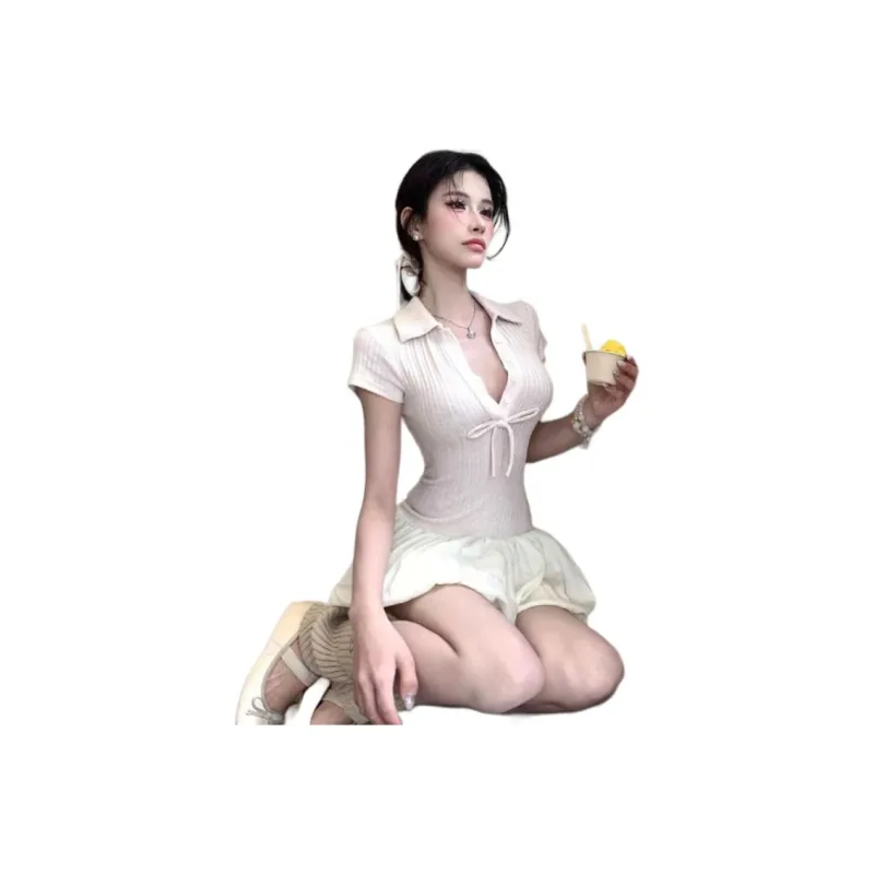 PLUSONEONE+ Short Sleeved Dress Women's-5