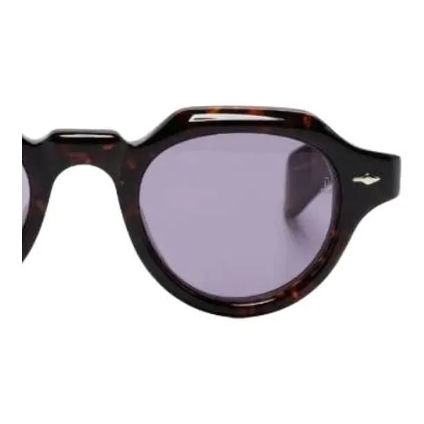 JACQUES MARIE MAGE Acetate Irregular Shape Sunglasses Unisex Tortoiseshell-2