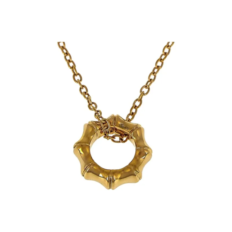 GUCCI 18K Gold Necklaces Unisex Gold-0
