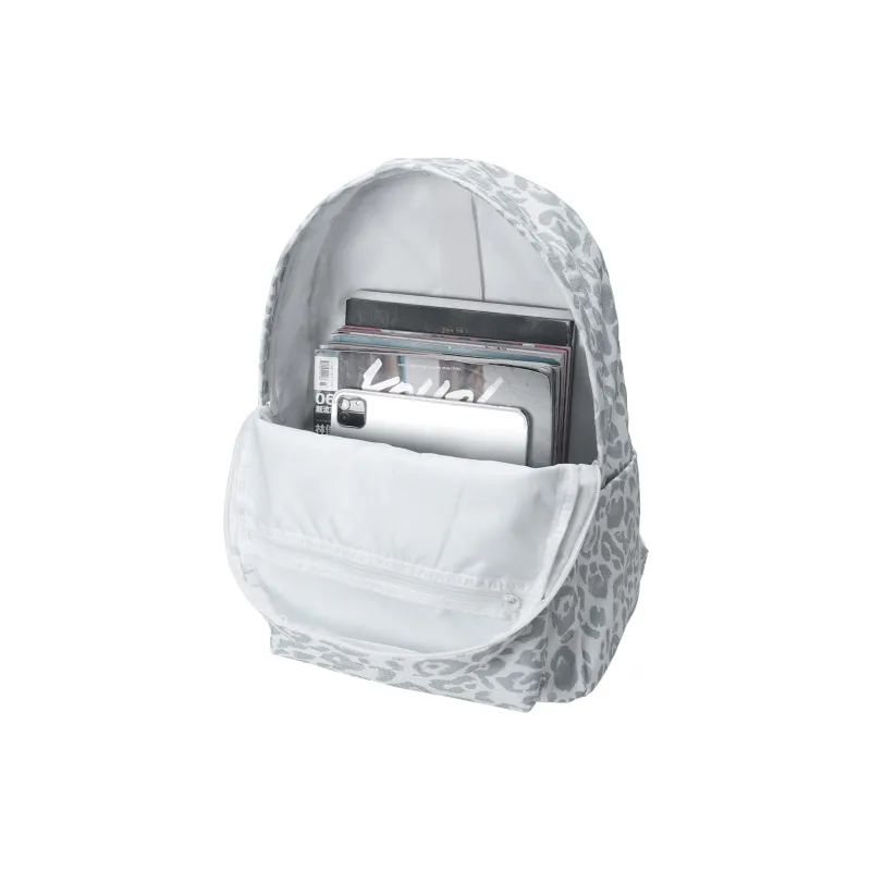 FINITE LOOP Recycled Polyester Backpack Unisex Gray-4