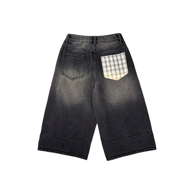 MeiHaoStore Denim Shorts Unisex-1