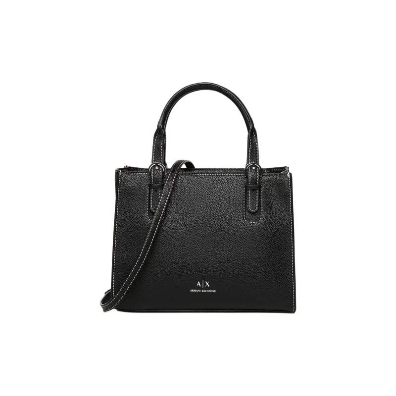 ARMANI EXCHANGEAE Print Tote Bag, Shopping Bag, Shoulder Bag, Handbag Women's Black-0