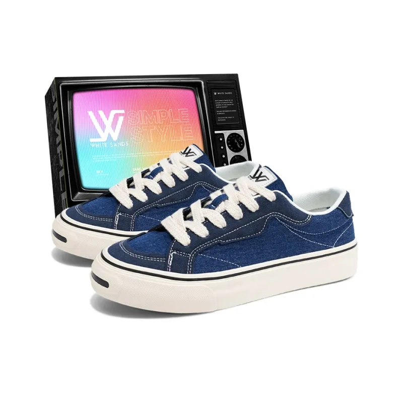 White Sands Low Top Skateboard Shoes Men's-17