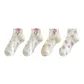 Print Polka Dot *2+Print Bowknot+Full Body Small Flower
