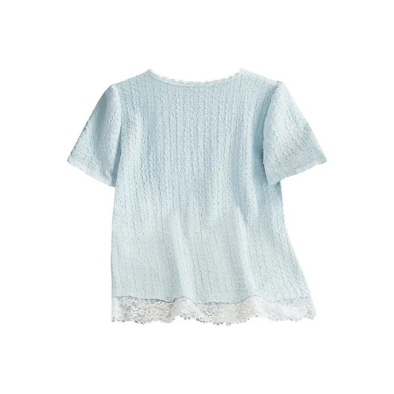 TOUCH T Shirts Women's Light Blue-1