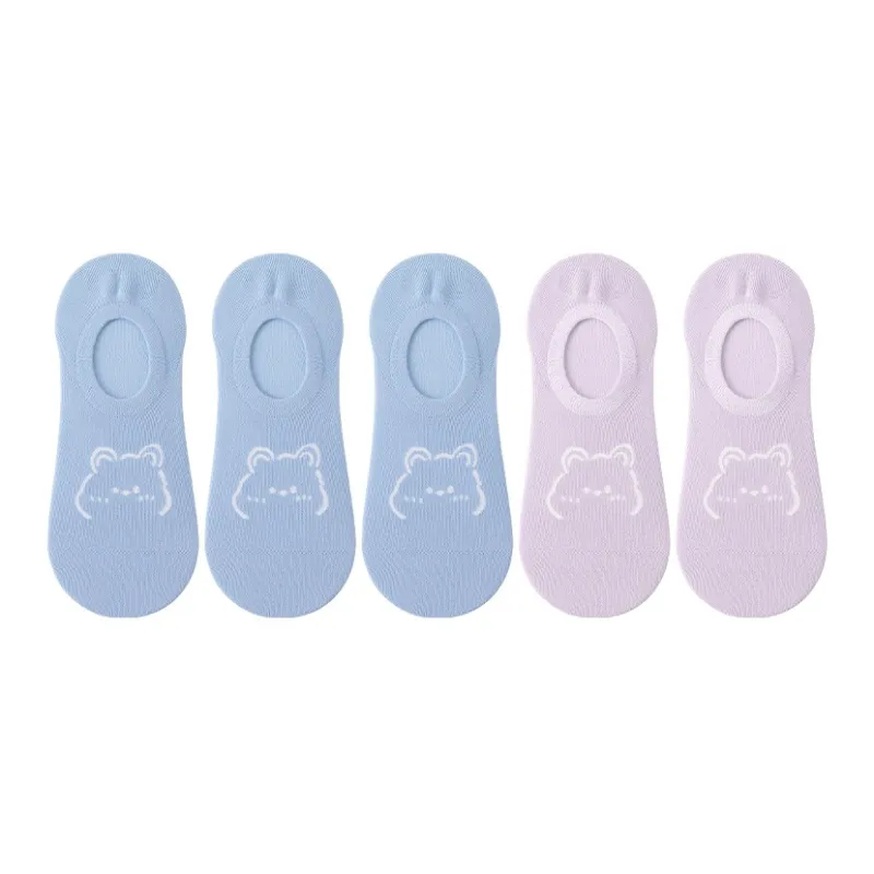 MIIOW No Show Socks Women's 5 Pack-20