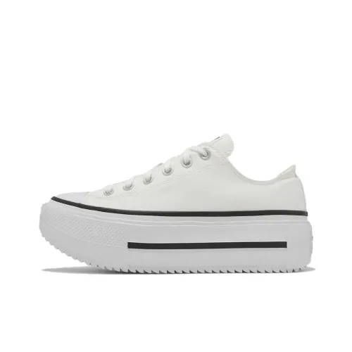 Chuck Taylor All Star Converse Lift Double Stack Low 'White Black'