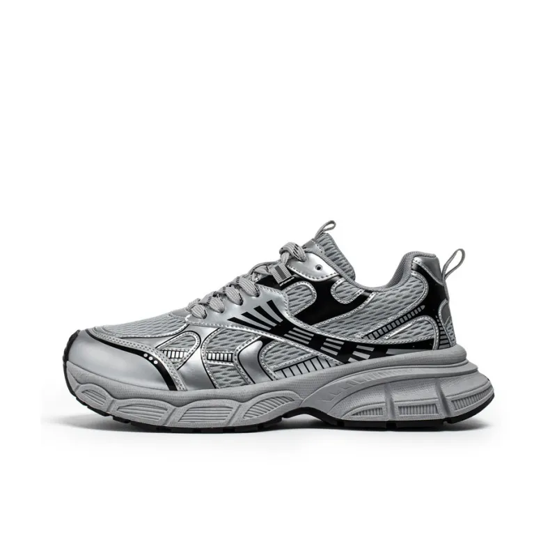 ROBINHOOD Slip Resistant, Abrasion Resistant, Breathable, Lightweight Low Top Chunky Sneakers Men's Box Included-6