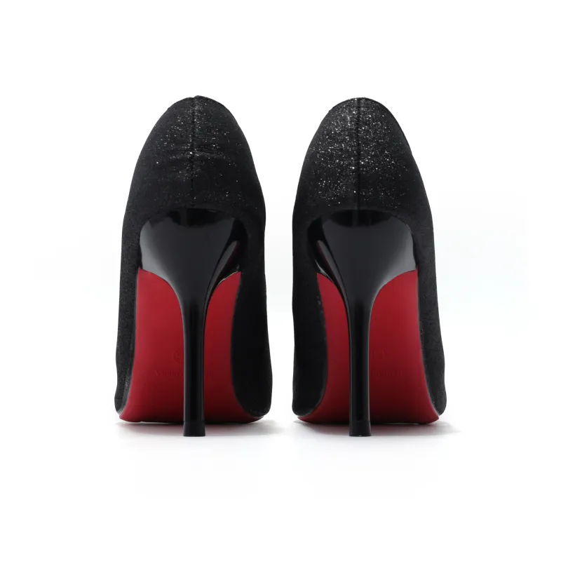 Take The Qin Slim Heel High Heels Women's Black-3